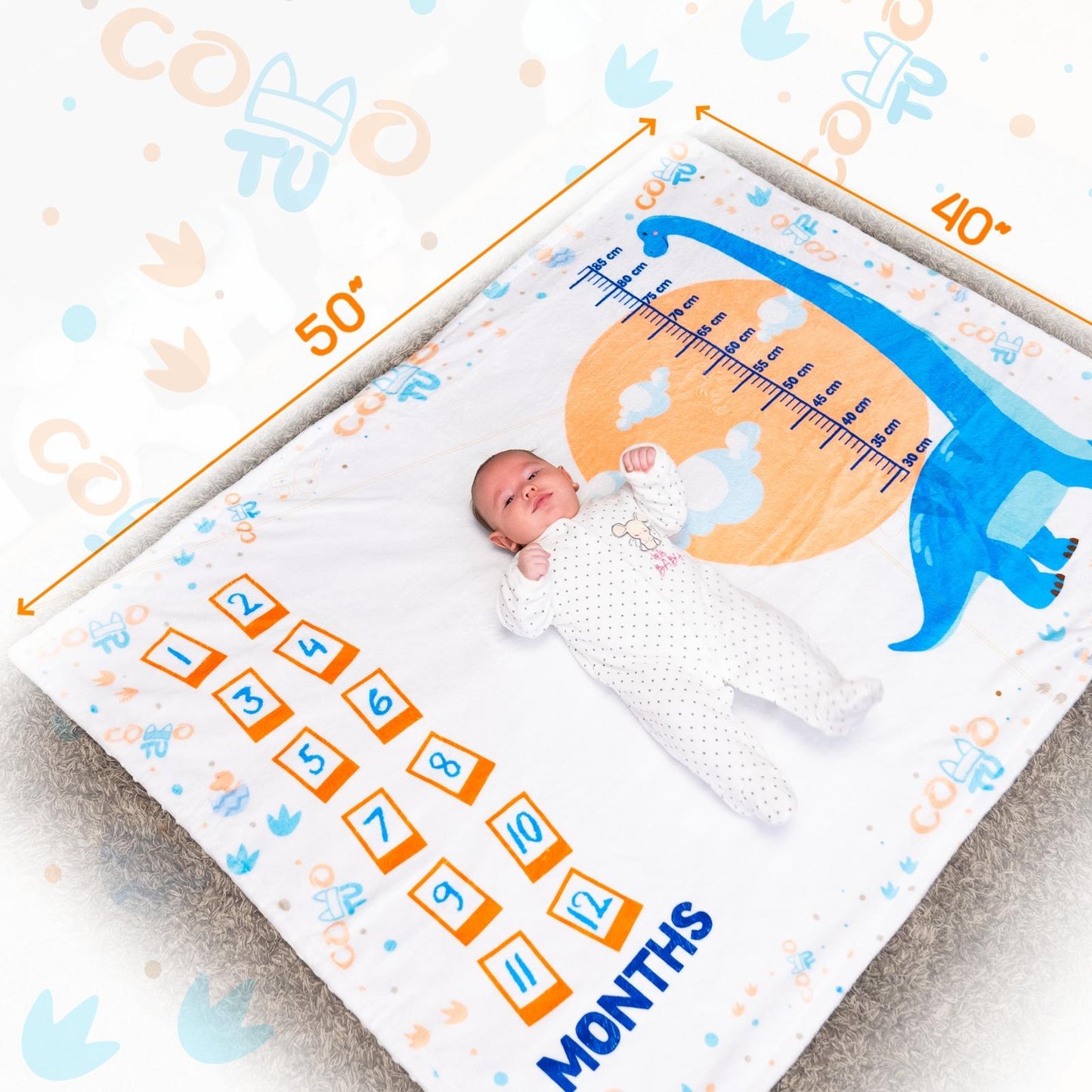 Dino edition growth blanket
